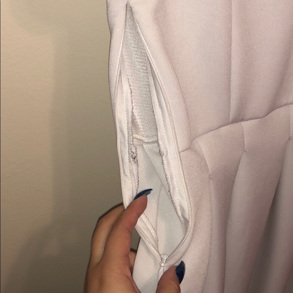 ❤️3 for $13❤️ White Ruffled Dress - Picture 6 of 6